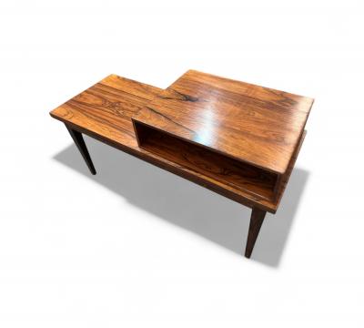 Side table with bench storage in Rosewood Unknown 1960s Lot 647