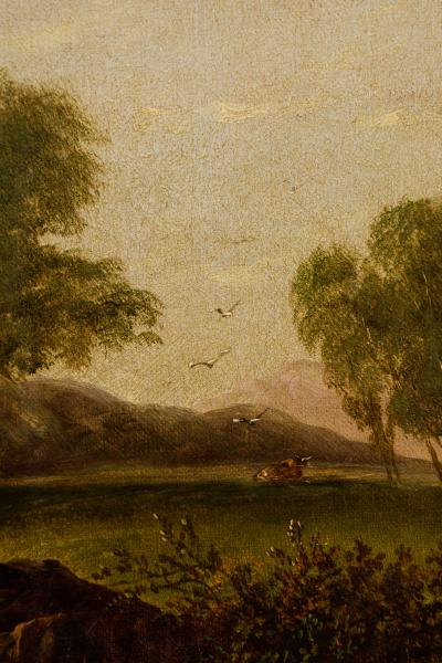 Sidney Richard Percy English Victorian landscape with a stream by Sidney Richard Percy