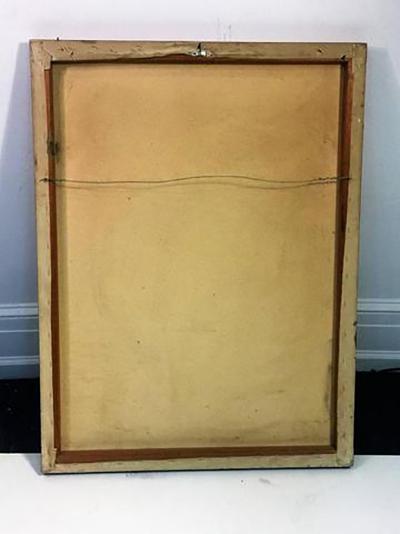 Signed Andy Warhol Style Modern Birch Tree Painting