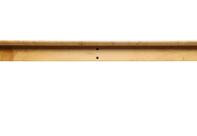 Signed Custom Bird s Eye Maple Console Table with Ebony Exposed Joinery