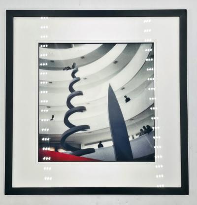 Signed Guggenheim Museum Architectural Photograph Custom Framed