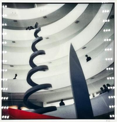 Signed Guggenheim Museum Architectural Photograph Custom Framed