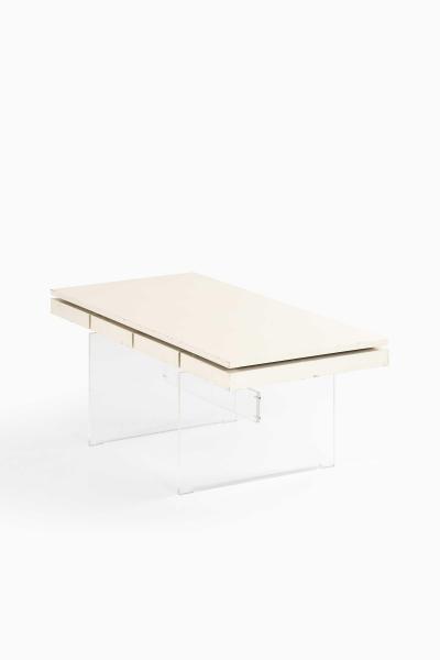 Sigurd Hansen Poul N rreklit Desk in Lacquer Plexiglass by Sigurd Hansens M belfabrik 1960s