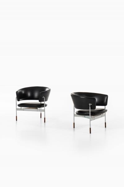 Sigurd Ressell Easy Chairs Model Cirkel Produced by Rastad Relling