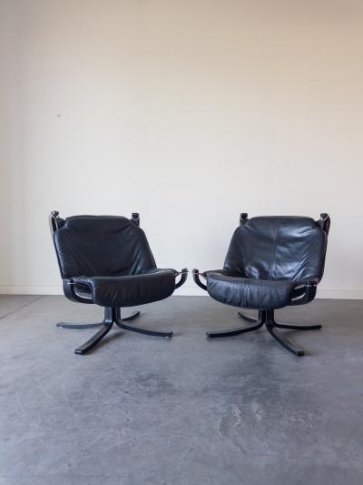 Sigurd Ressell Falcon chairs by Sigurd Resell for Vatne M bler