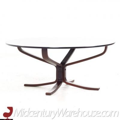 Sigurd Ressell Sigurd Ressell for Vatne Mobler Mid Century Danish Round Coffee Table
