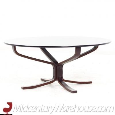 Sigurd Ressell Sigurd Ressell for Vatne Mobler Mid Century Danish Round Coffee Table