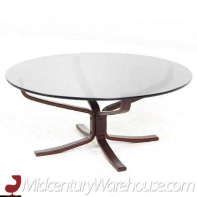 Sigurd Ressell Sigurd Ressell for Vatne Mobler Mid Century Danish Round Coffee Table