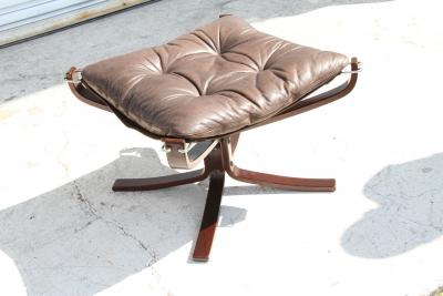 Sigurd Ressell Vintage Sigurd Ressell FALCON low back Lounge chair with Ottoman