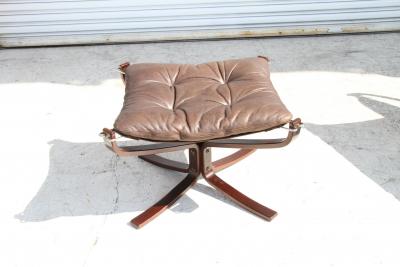 Sigurd Ressell Vintage Sigurd Ressell FALCON low back Lounge chair with Ottoman