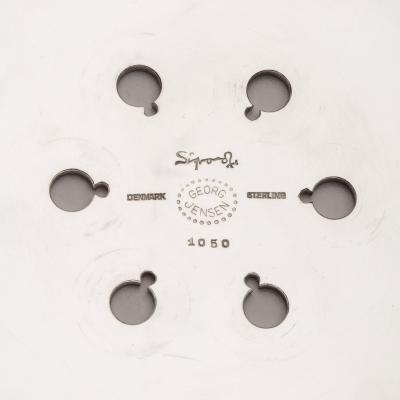 Sigvard Bernadotte Danish Modern Candelabra Georg Jensen Silver by Sigvard Bernadotte