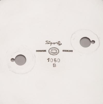 Sigvard Bernadotte Danish Modern Candelabra Georg Jensen Silver by Sigvard Bernadotte