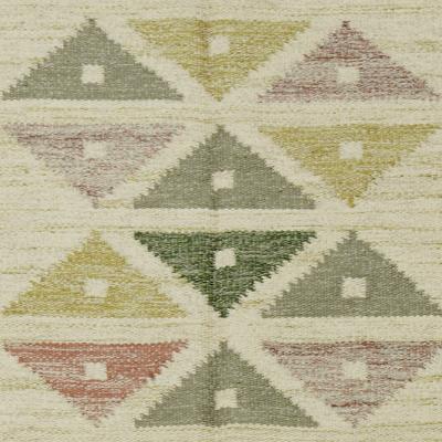 Sigvard Bernadotte Rolakan Runner with Triangular Pattern by Sigvard Bernadotte