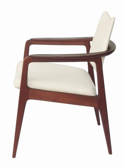 Sigvard Bernadotte Sigvard Bernadotte Teak Arm Chairs