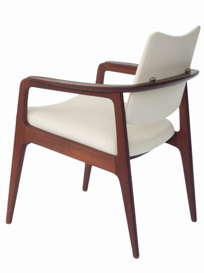 Sigvard Bernadotte Sigvard Bernadotte Teak Arm Chairs