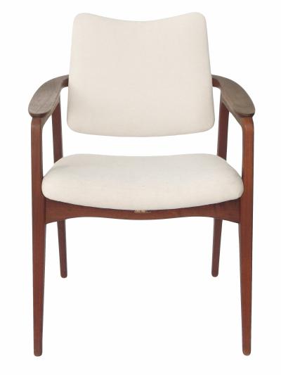 Sigvard Bernadotte Sigvard Bernadotte Teak Arm Chairs