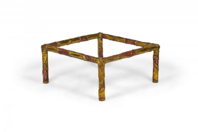 Silas Seandel American Brutalist Mixed Metals Cocktail Coffee Table