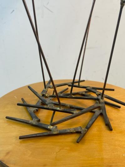 Silas Seandel BRUTALIST CAT TAIL SCULPTURE