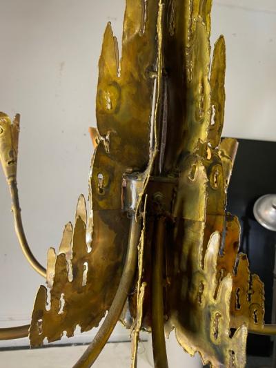 Silas Seandel BRUTALIST CHANDELIER IN THE MANNER OF SILAS SEANDEL