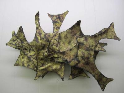 Silas Seandel Brutalist Light Up Metal Wall Sculpture Silas Seandel Attributed