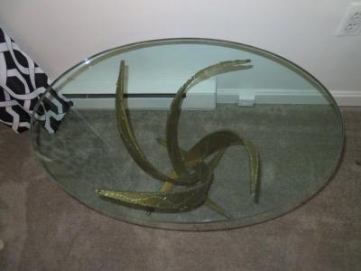 Silas Seandel Exceptional Pair of Brutalist Side End Tables by Silas Seandel Midcentury