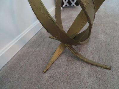 Silas Seandel Exceptional Pair of Brutalist Side End Tables by Silas Seandel Midcentury