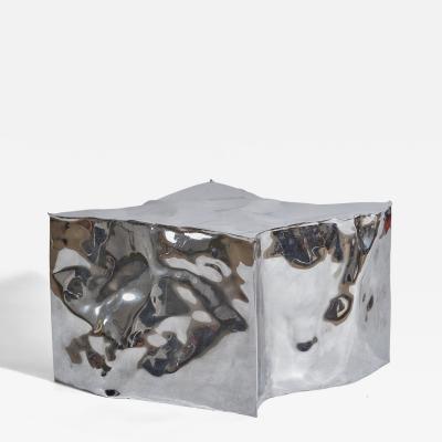 Silas Seandel Freeform Coffee Table in Polished Steel Studio America 1968