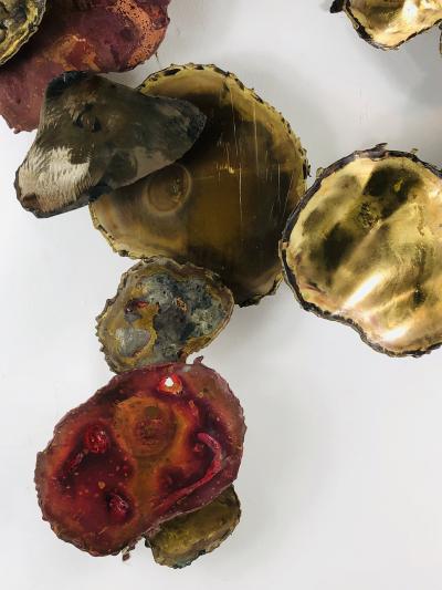 Silas Seandel MONUMENTAL SILAS SEANDEL SUN DROPS WALL SCULPTURE