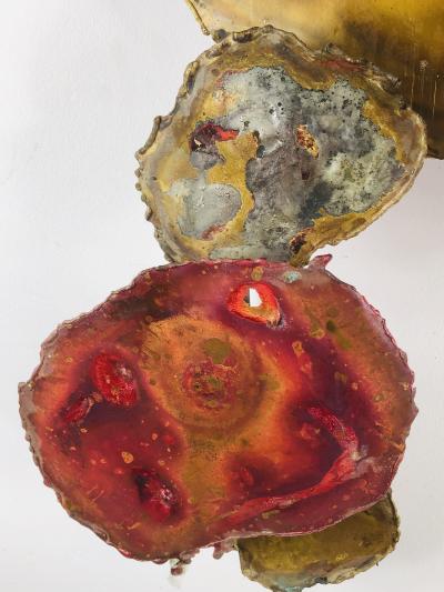 Silas Seandel MONUMENTAL SILAS SEANDEL SUN DROPS WALL SCULPTURE