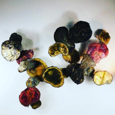 Silas Seandel MONUMENTAL SILAS SEANDEL SUN DROPS WALL SCULPTURE