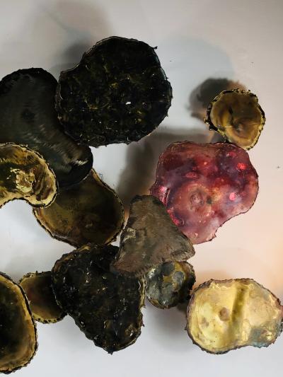 Silas Seandel MONUMENTAL SILAS SEANDEL SUN DROPS WALL SCULPTURE