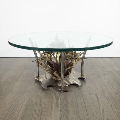 Silas Seandel Midcentury Brutalist Handcrafted Sculptural Cocktail Table by Silas Seandel