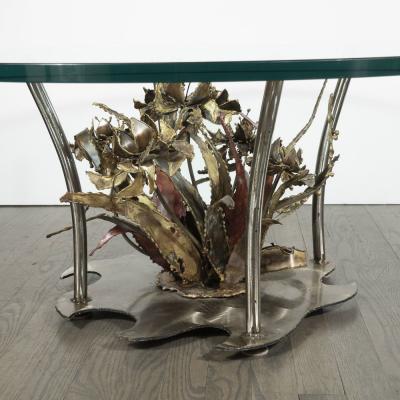 Silas Seandel Midcentury Brutalist Handcrafted Sculptural Cocktail Table by Silas Seandel