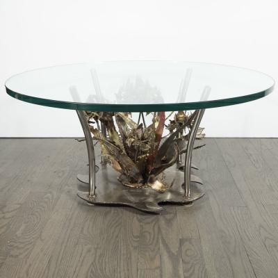 Silas Seandel Midcentury Brutalist Handcrafted Sculptural Cocktail Table by Silas Seandel