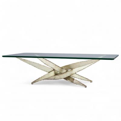 Silas Seandel Silas Seandel Brutalist Mid Century Coffee Table