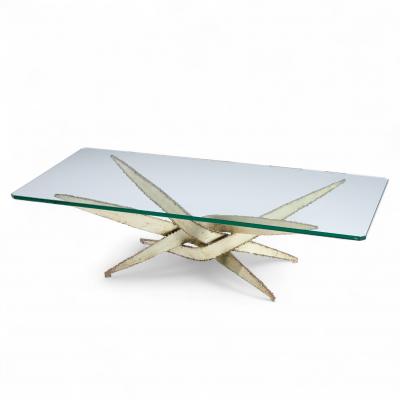 Silas Seandel Silas Seandel Brutalist Mid Century Coffee Table