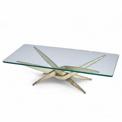 Silas Seandel Silas Seandel Brutalist Mid Century Coffee Table