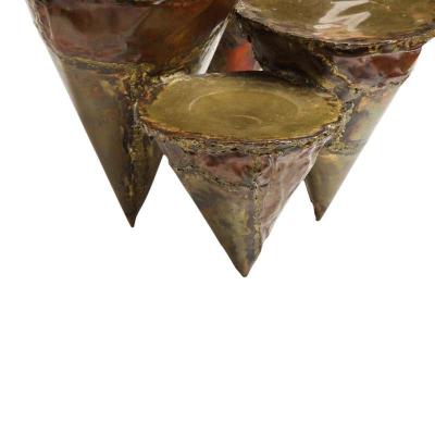 Silas Seandel Silas Seandel Clustered Cocktail Table Brass and Copper Signed