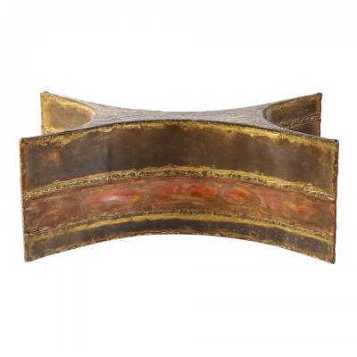 Silas Seandel Silas Seandel Coffee Table Bronze Brass Copper Glass