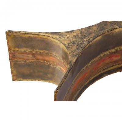 Silas Seandel Silas Seandel Coffee Table Bronze Brass Copper Glass