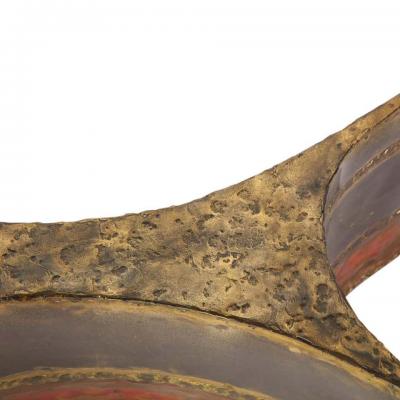 Silas Seandel Silas Seandel Coffee Table Bronze Brass Copper Glass