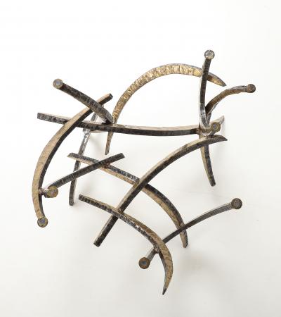 Silas Seandel Silas Seandel Cut Steel And bronze 1979 Ortega Dining table
