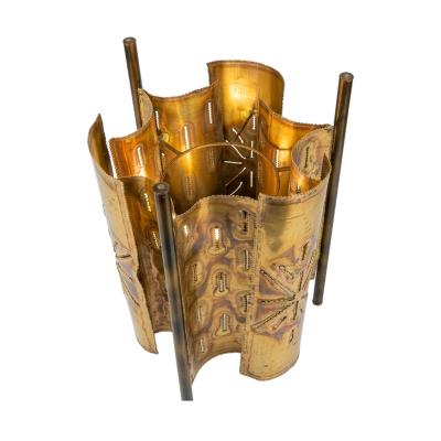 Silas Seandel Silas Seandel Style Brutalist Illuminating Mid Century Side Table