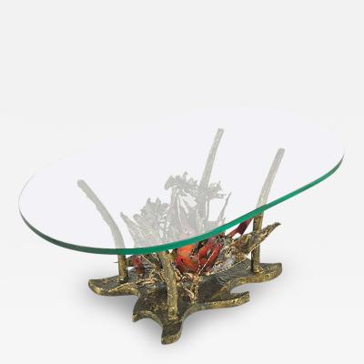 Silas Seandel Studio Sculptural Bronze Coffee Table Silas Seandel