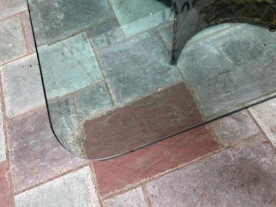 Silas Seandel Stunning Silas Seandel Brutalist Mixed Metal Coffee Table Mid Century