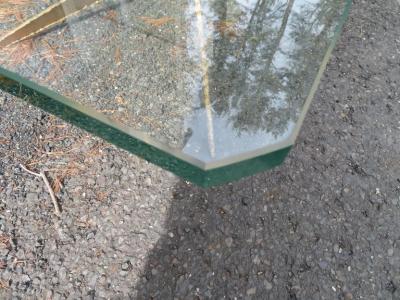 Silas Seandel Stylish Silas Seandel Style Torch Cut Steel Coffee Table 1970s
