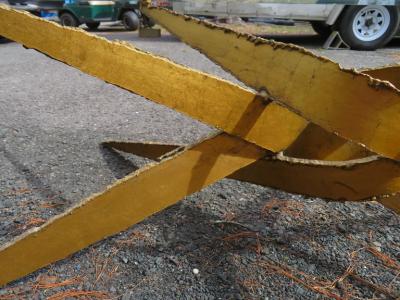 Silas Seandel Stylish Silas Seandel Style Torch Cut Steel Coffee Table 1970s