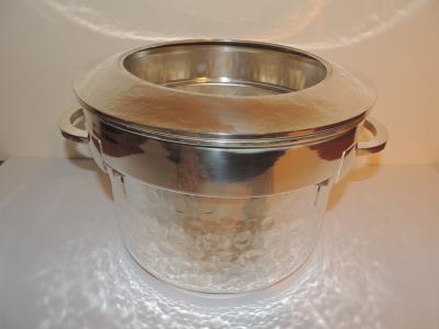 Silver Art Deco Double Champagne Cooler