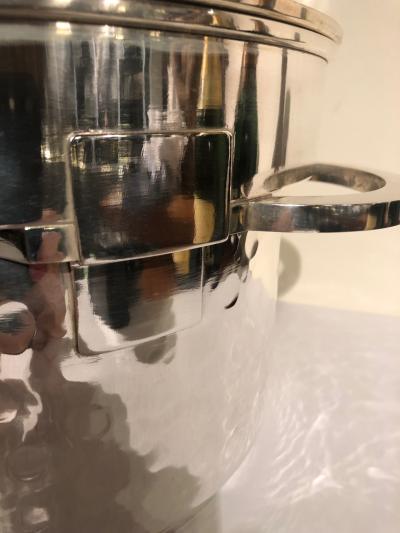 Silver Art Deco Double Champagne Cooler