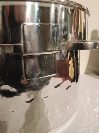 Silver Art Deco Double Champagne Cooler